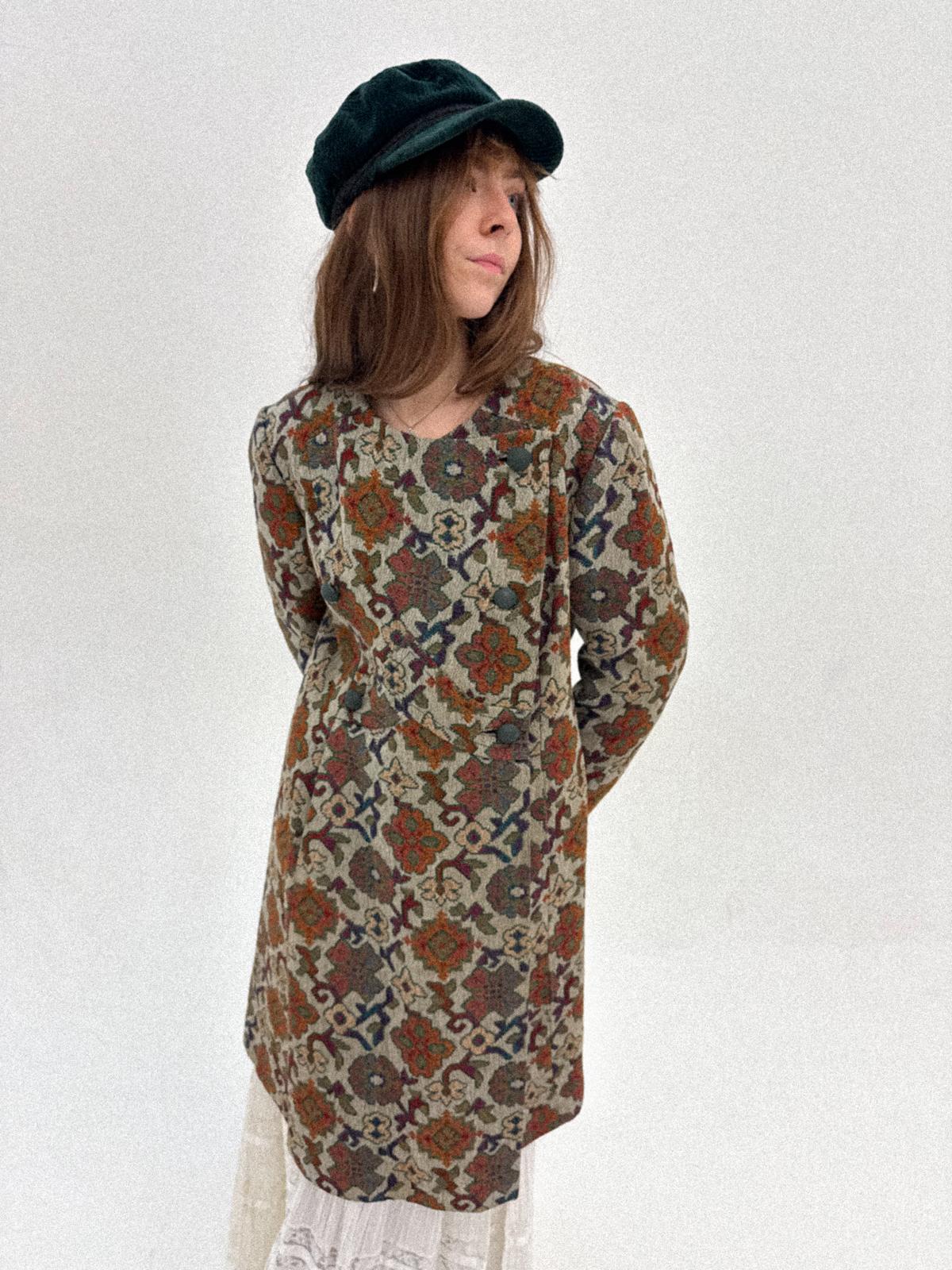 1960s Tapestry Double-breasted Coat