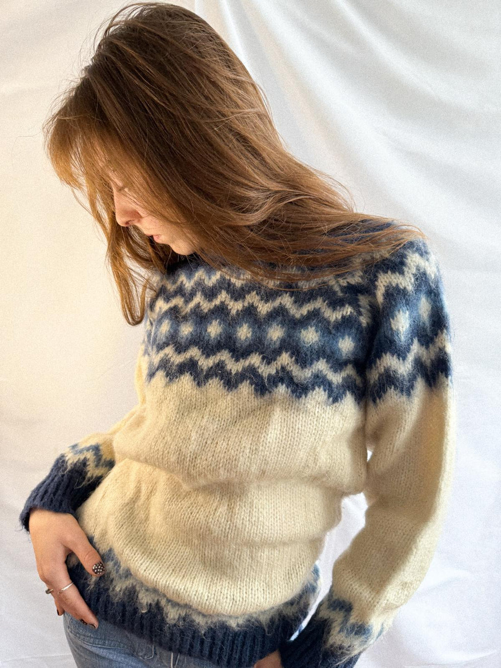 1970s Mohair Norwegian Jumper