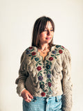 Vintage Wolkenstricker Handmade Wool Cardigan