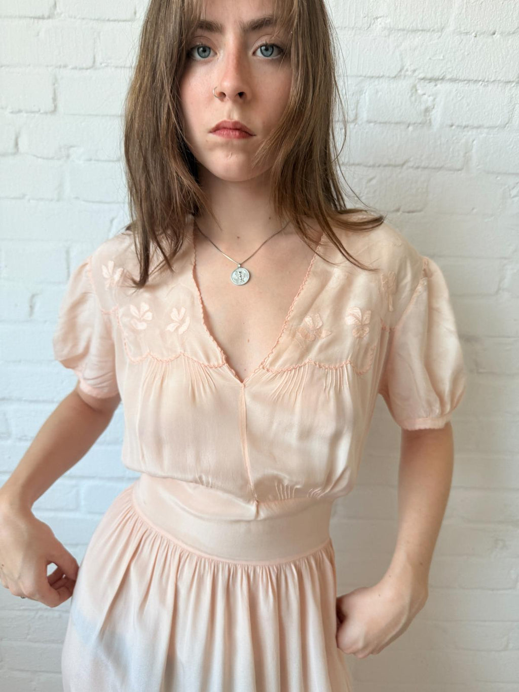 1930s Silk Nightgown