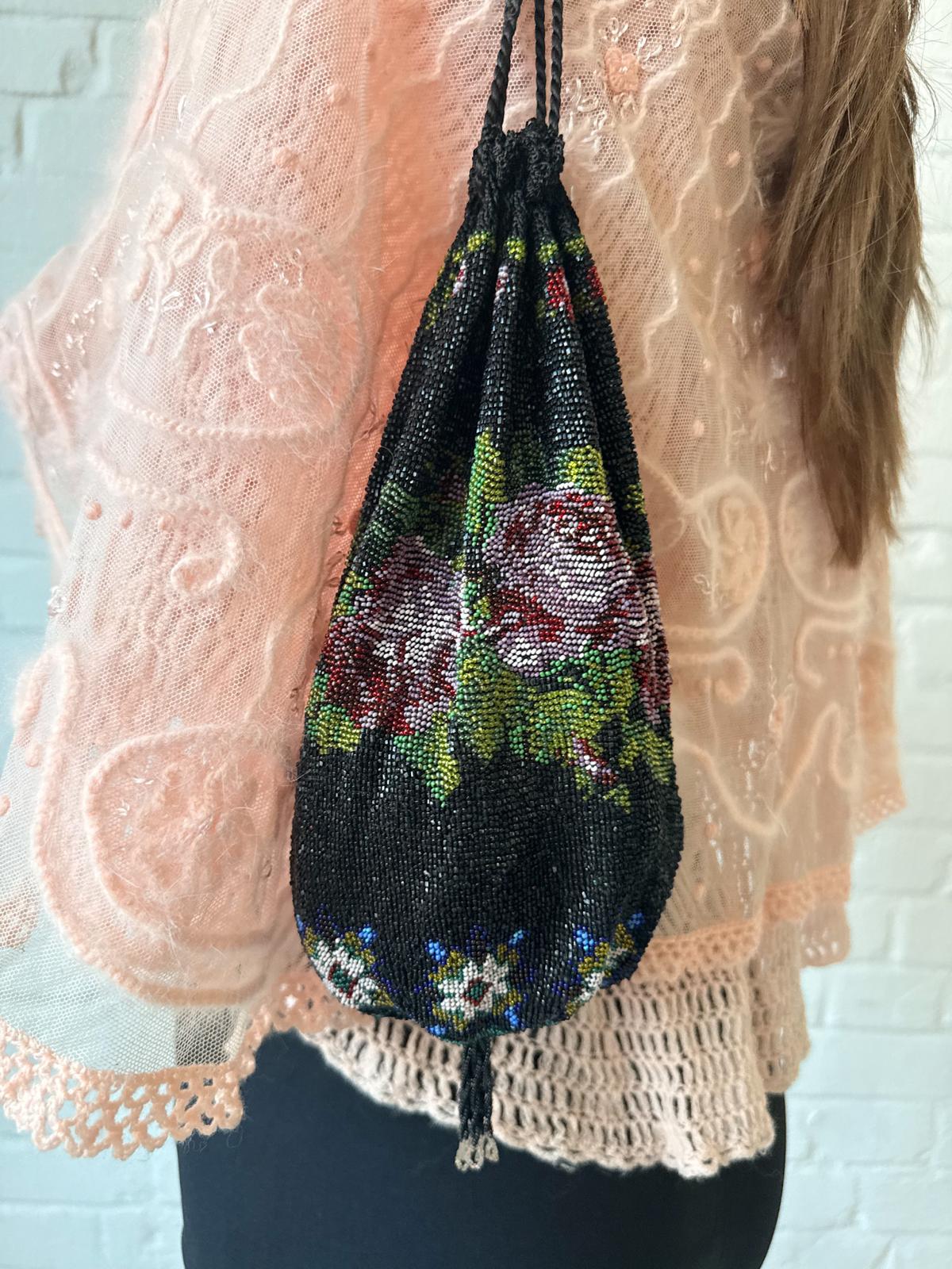 1920s Beaded Pouch