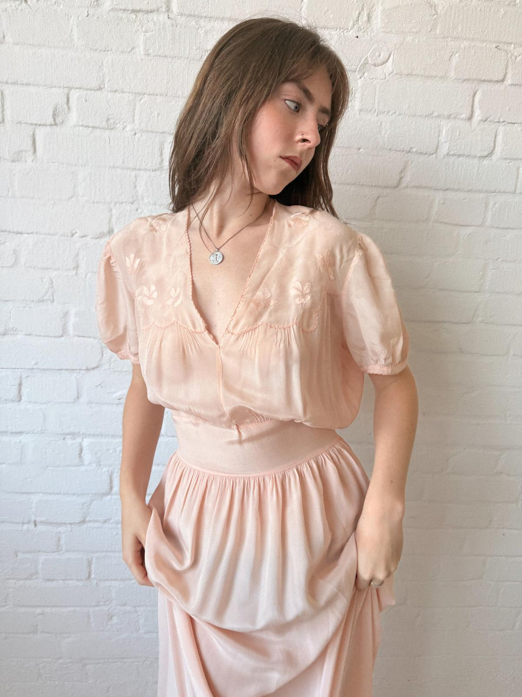 1930s Silk Nightgown