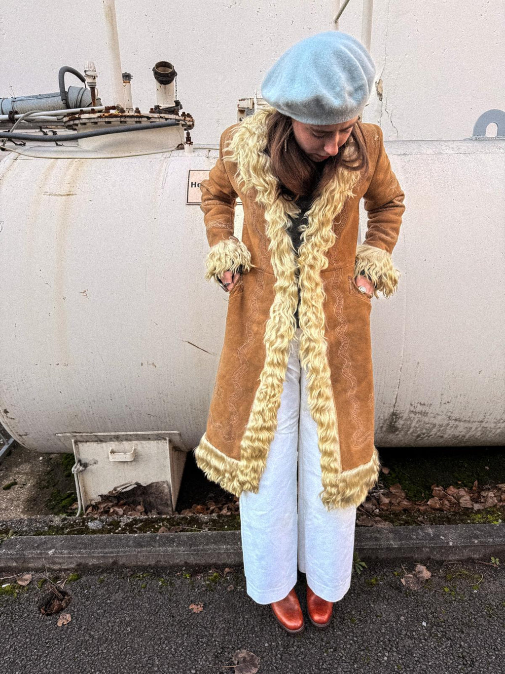 1970s Sheepskin Afghan Coat