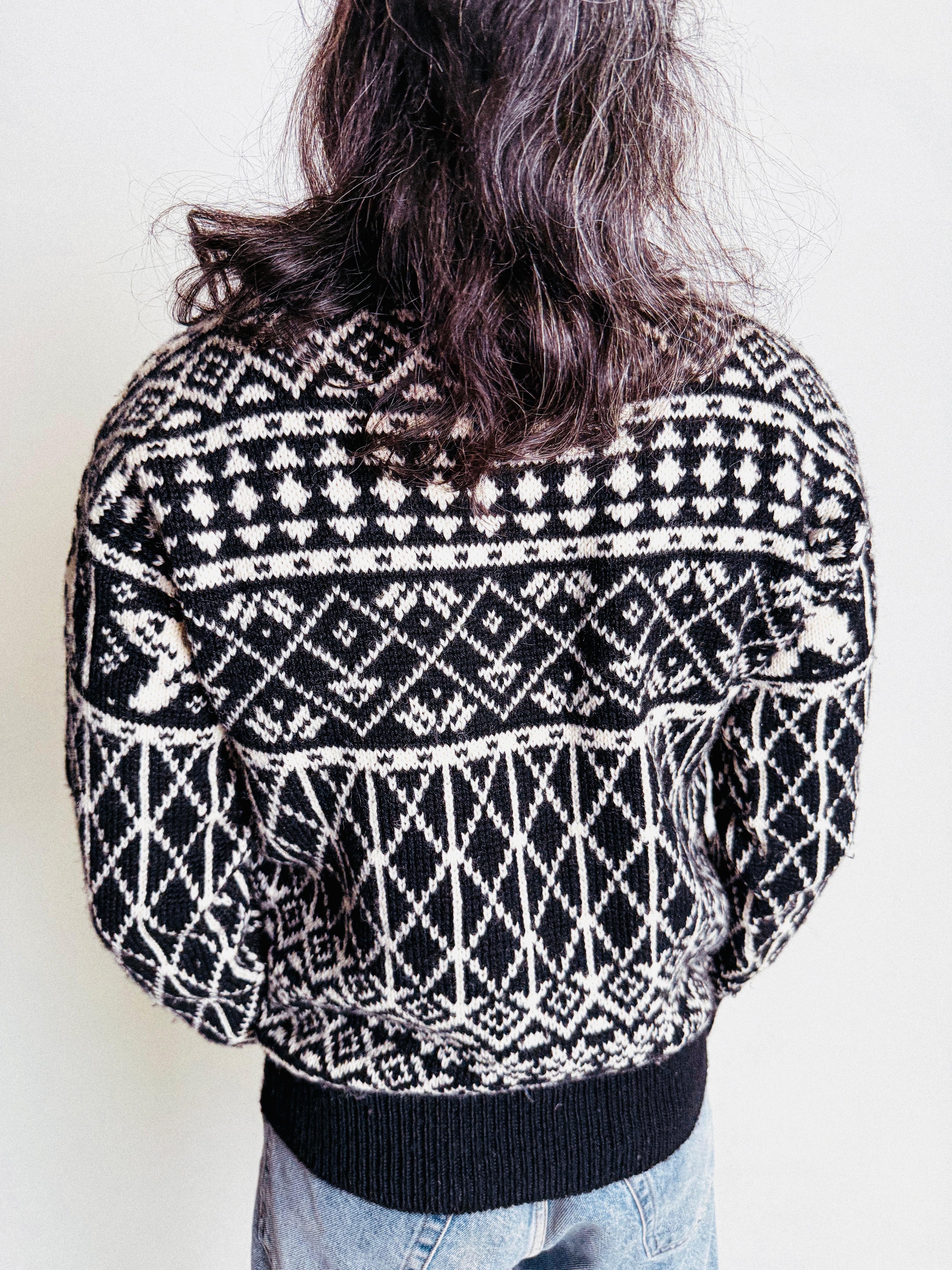 1980s Dale of Norway 100% Wool Sweater with Polar Bear