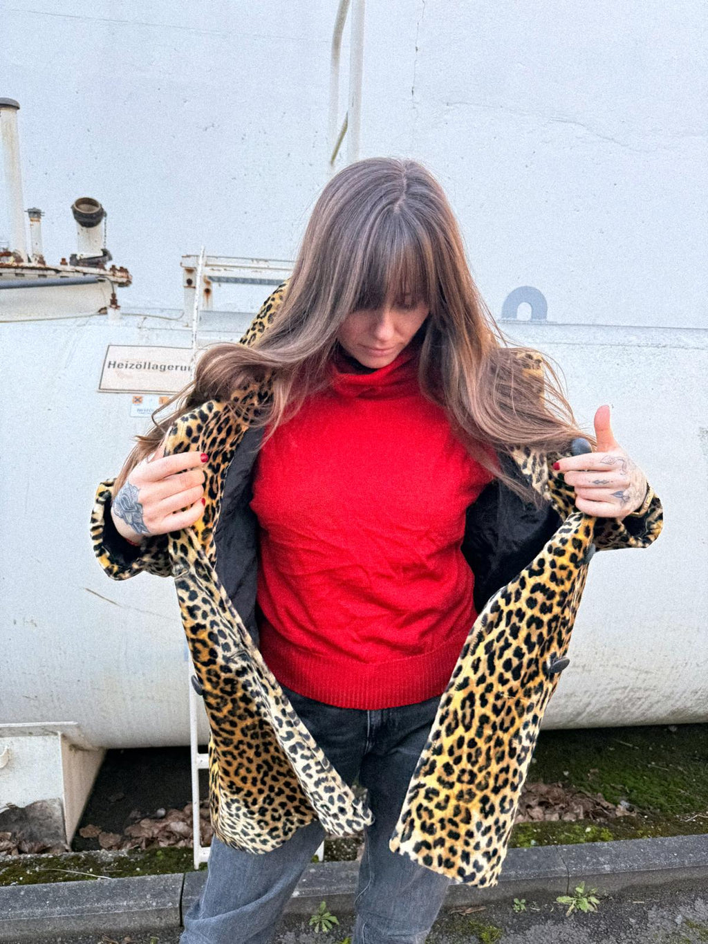 Early 1960s Boxy Leopard Velvet Coat