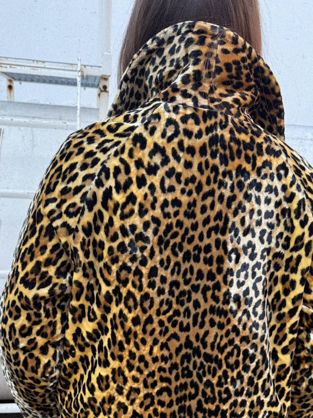 Early 1960s Boxy Leopard Velvet Coat