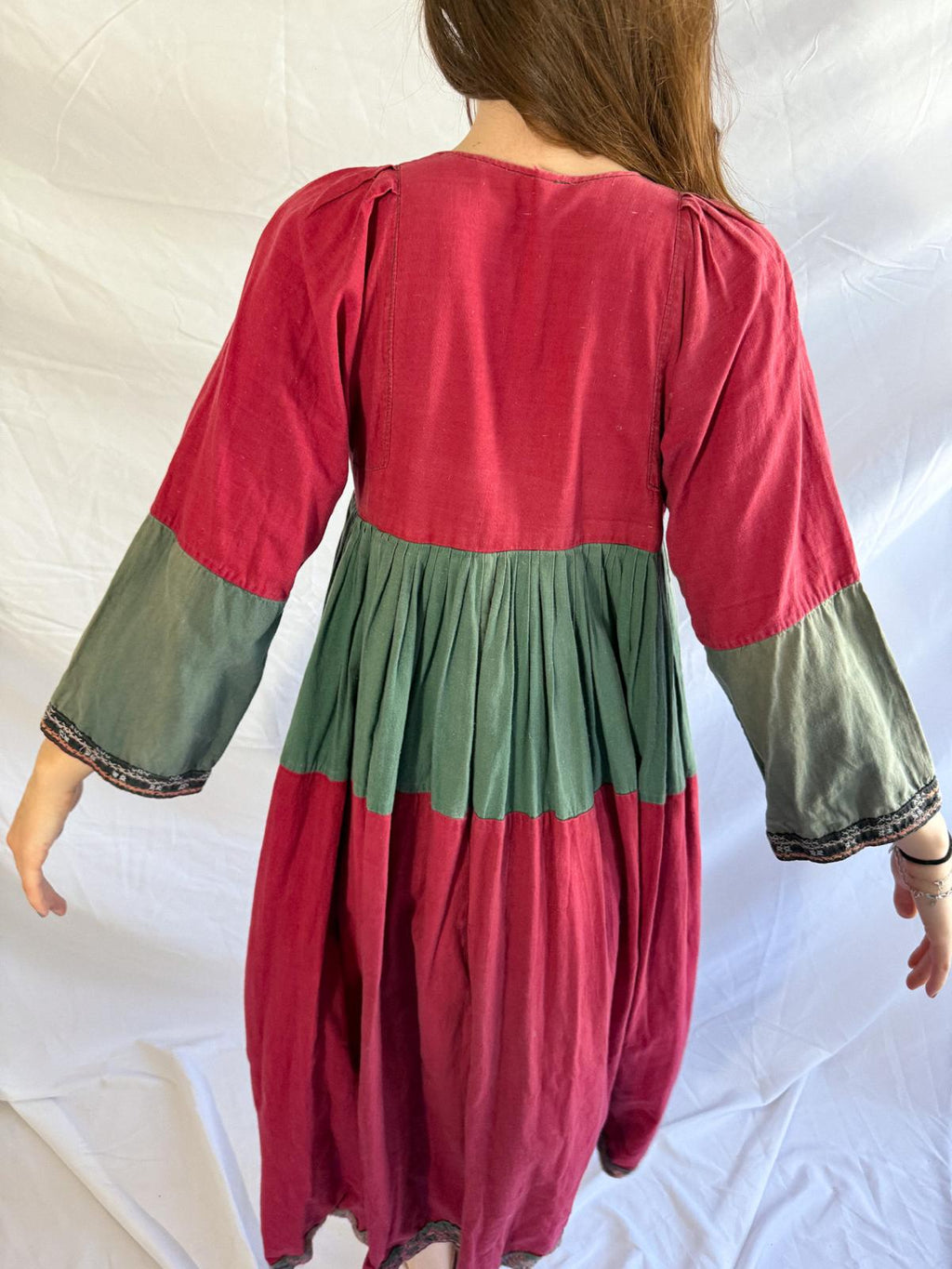 Baumwollkleid aus den 1960ern mit Spiegeldetails