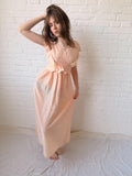 1930s Silk Tie-Up Nightgown