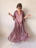 1970s Zodiac Deadstock Pure Silk Patchwork Cafta