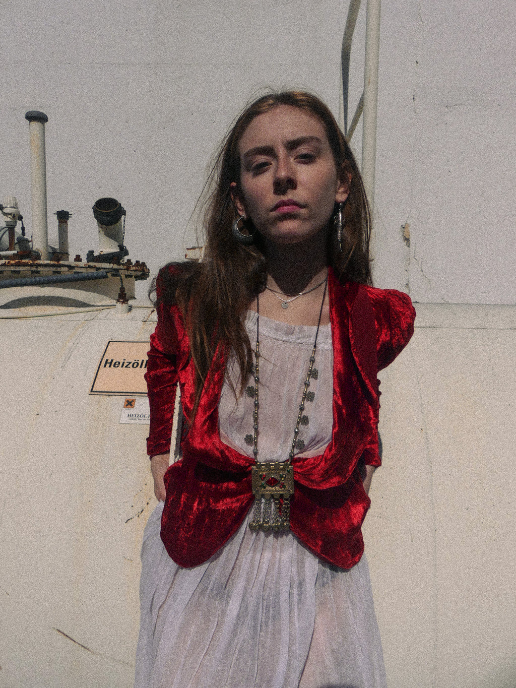 1930s Crimson Silk Velvet Jacket