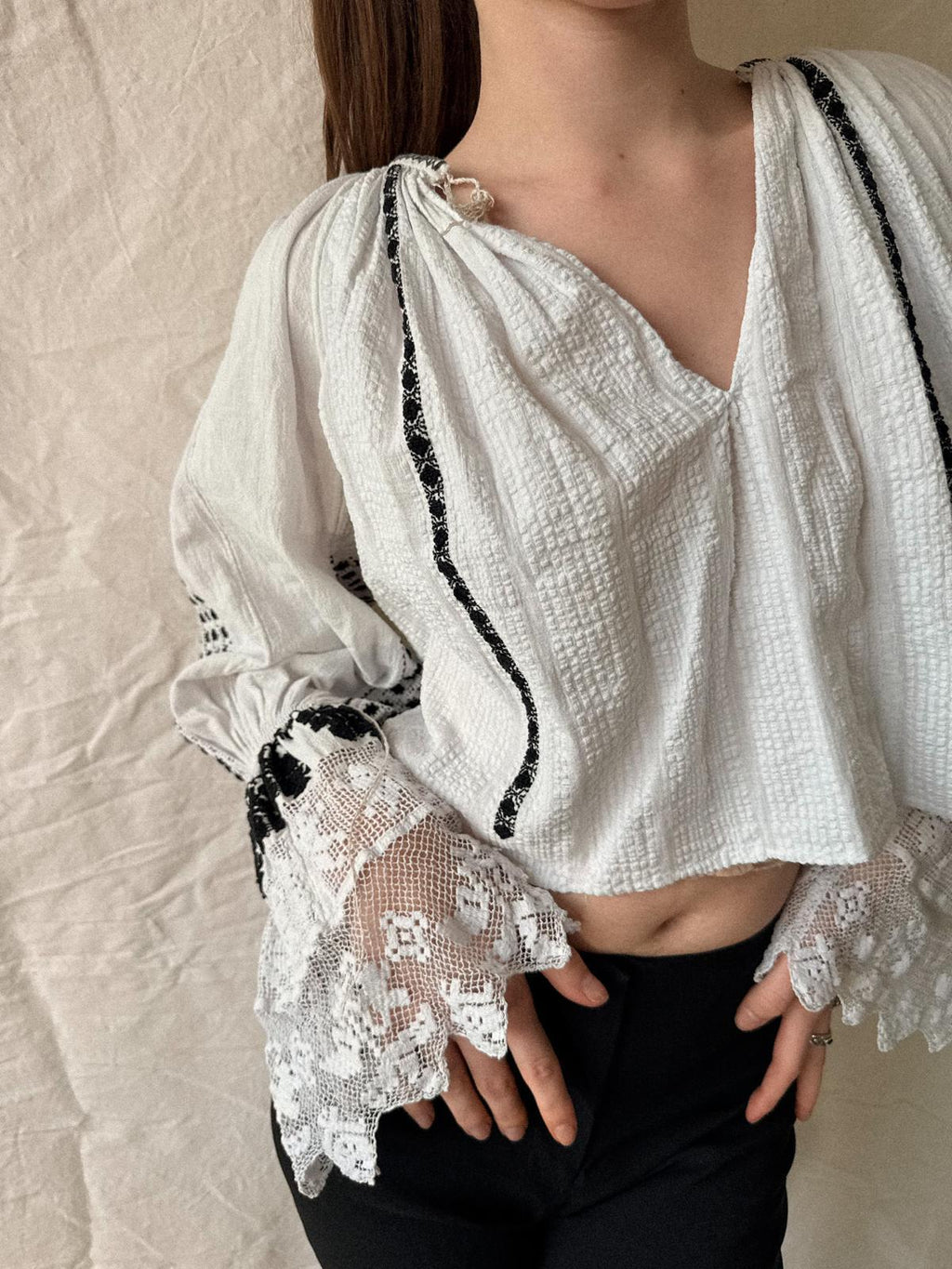 1930s/40s Romanian Traditional Blouse