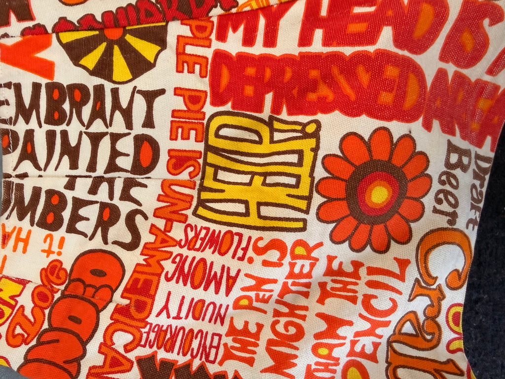 Vintage 1960s Psychedelic Pop Art Hot Pants