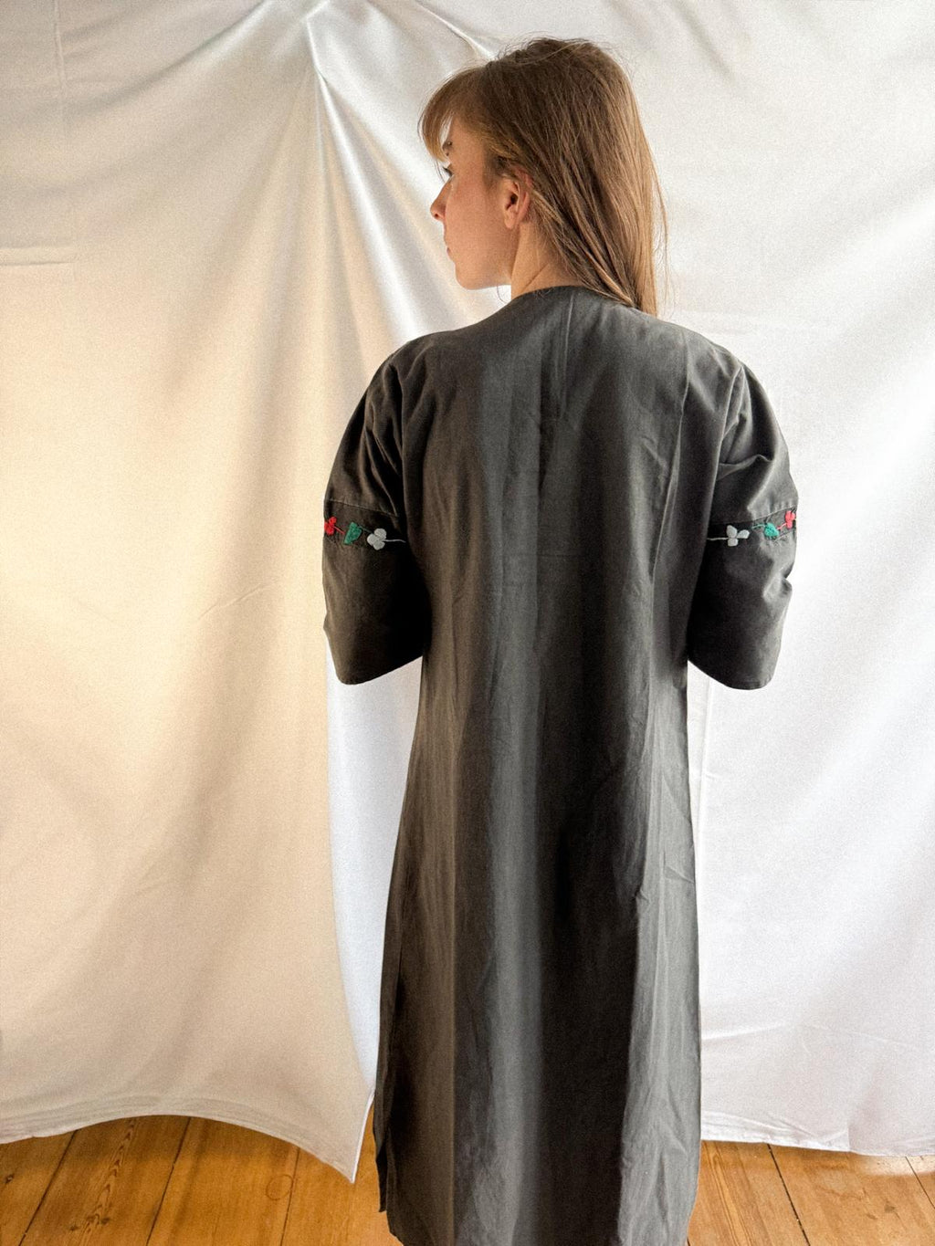 1970s Embroidered Indian Caftan