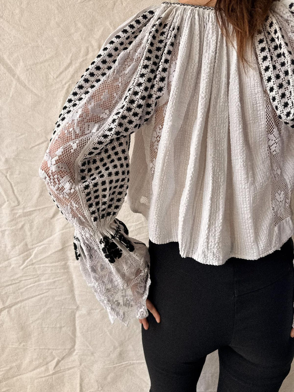 1930s/40s Romanian Traditional Blouse