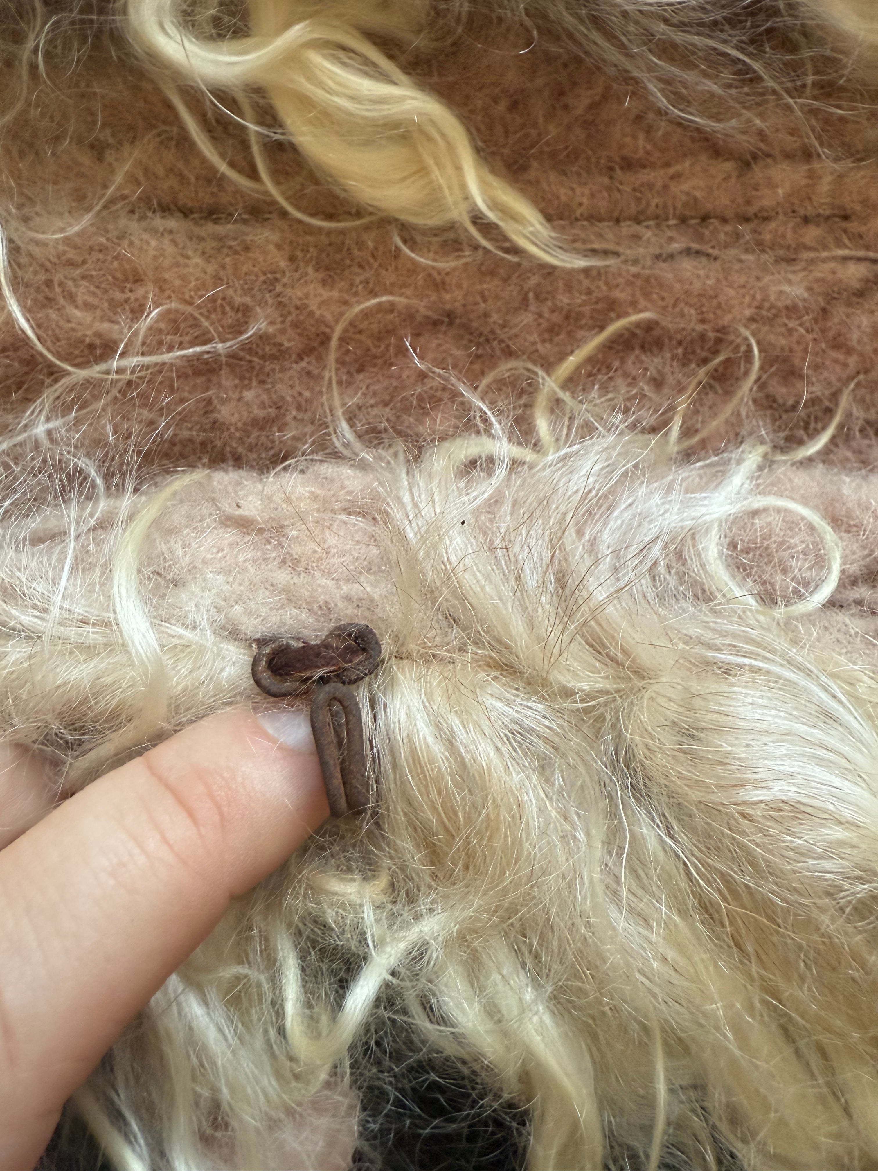 1970s Afghan Shearling Coat – Chocolate Brown with Creamy Trims and Ivory Embroidery