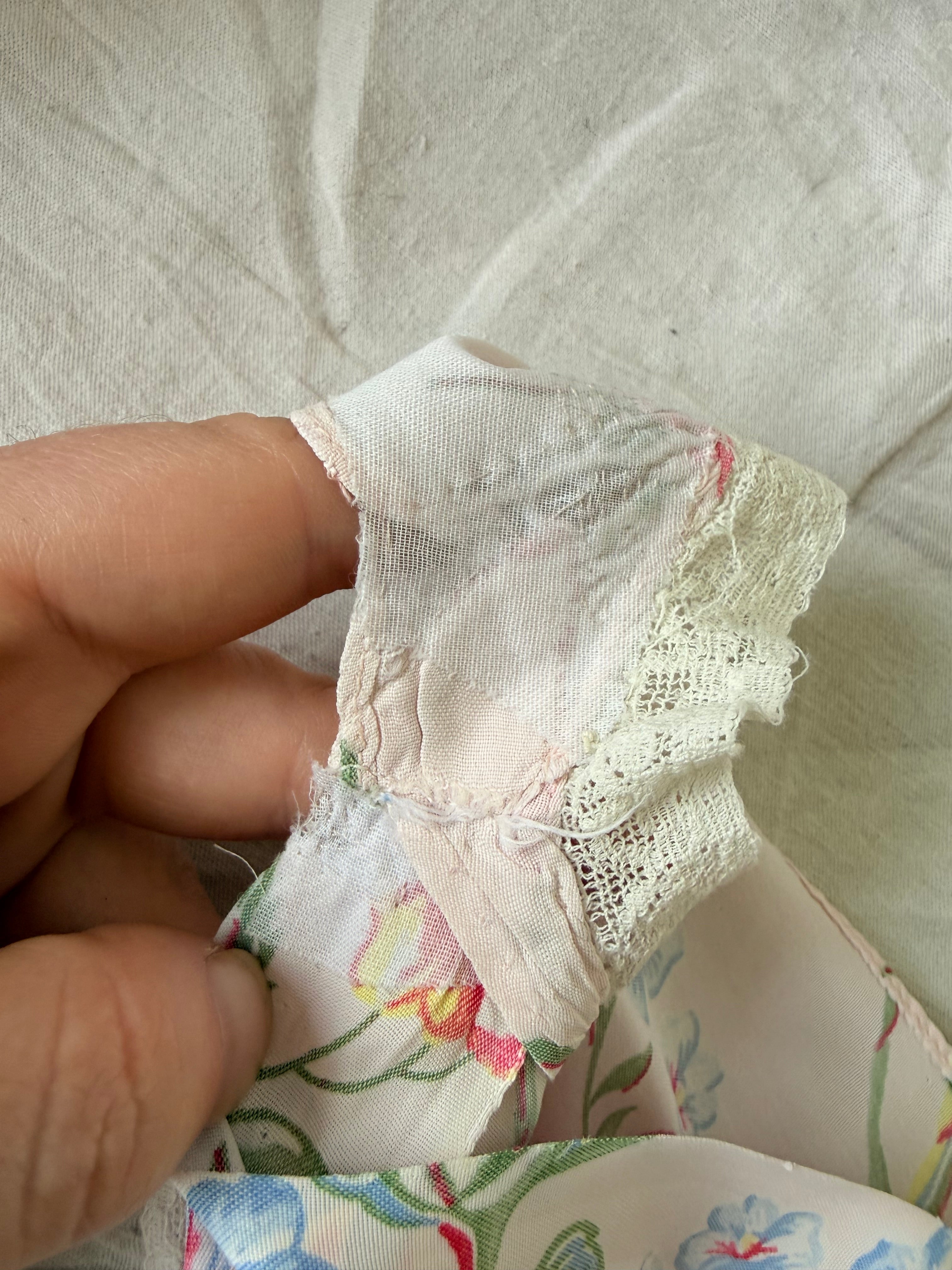 Blumenkleid aus Viskose, 1930er-Jahre