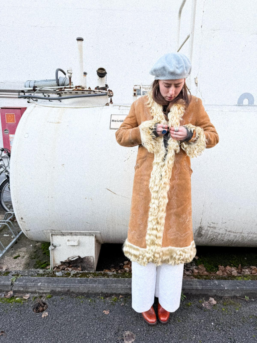 1970s Sheepskin Afghan Coat