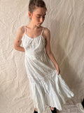 Edwardian / Early 1910s French Cotton Petticoat Dress / Underslip