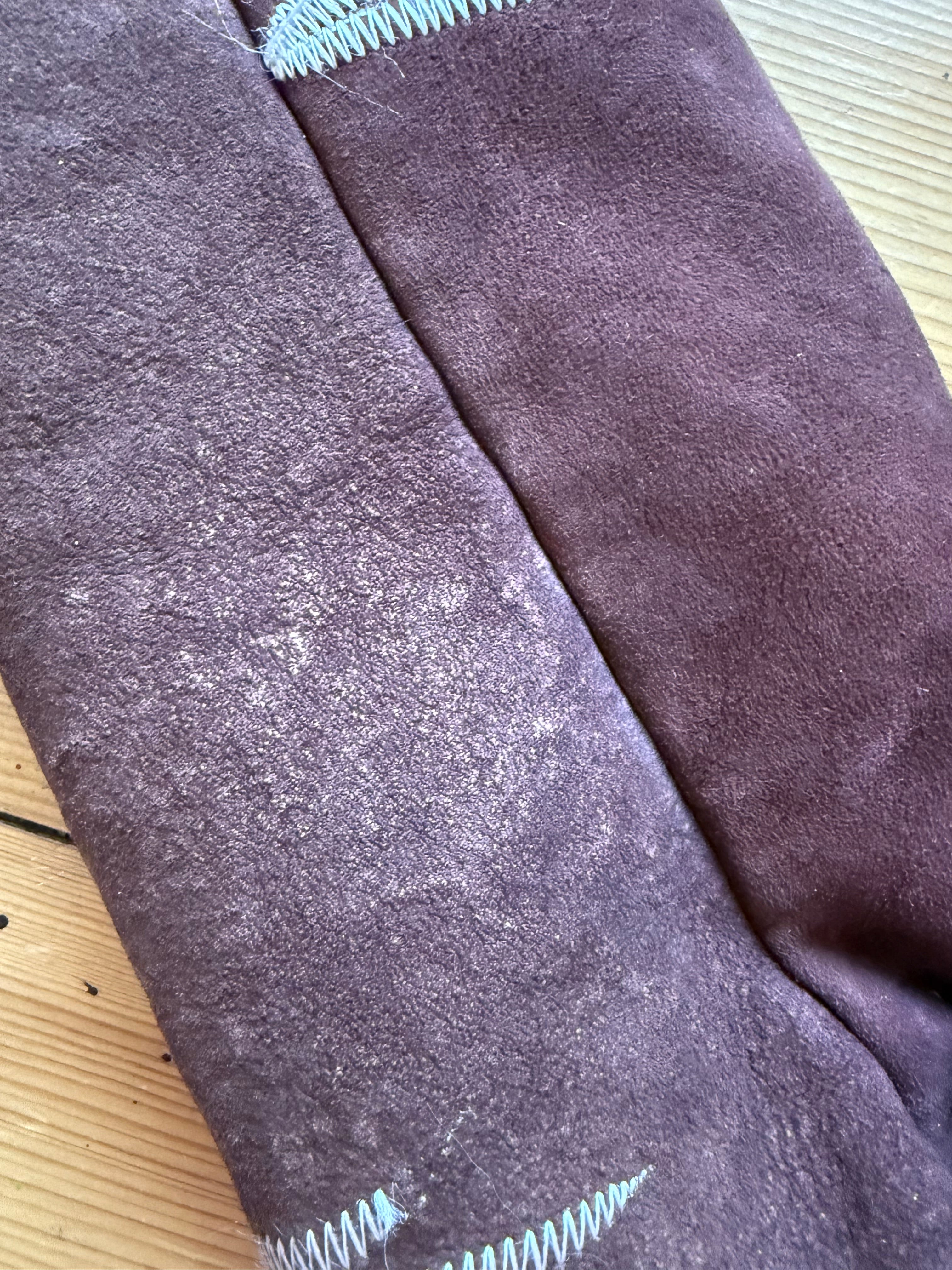 1970s Afghan Shearling Coat – Chocolate Brown with Creamy Trims and Ivory Embroidery