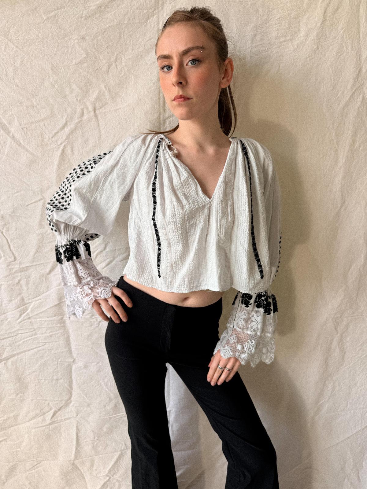 1930s/40s Romanian Traditional Blouse