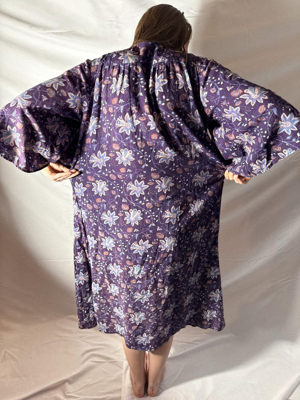 1970s Ayesha Davar Tie-Up dress