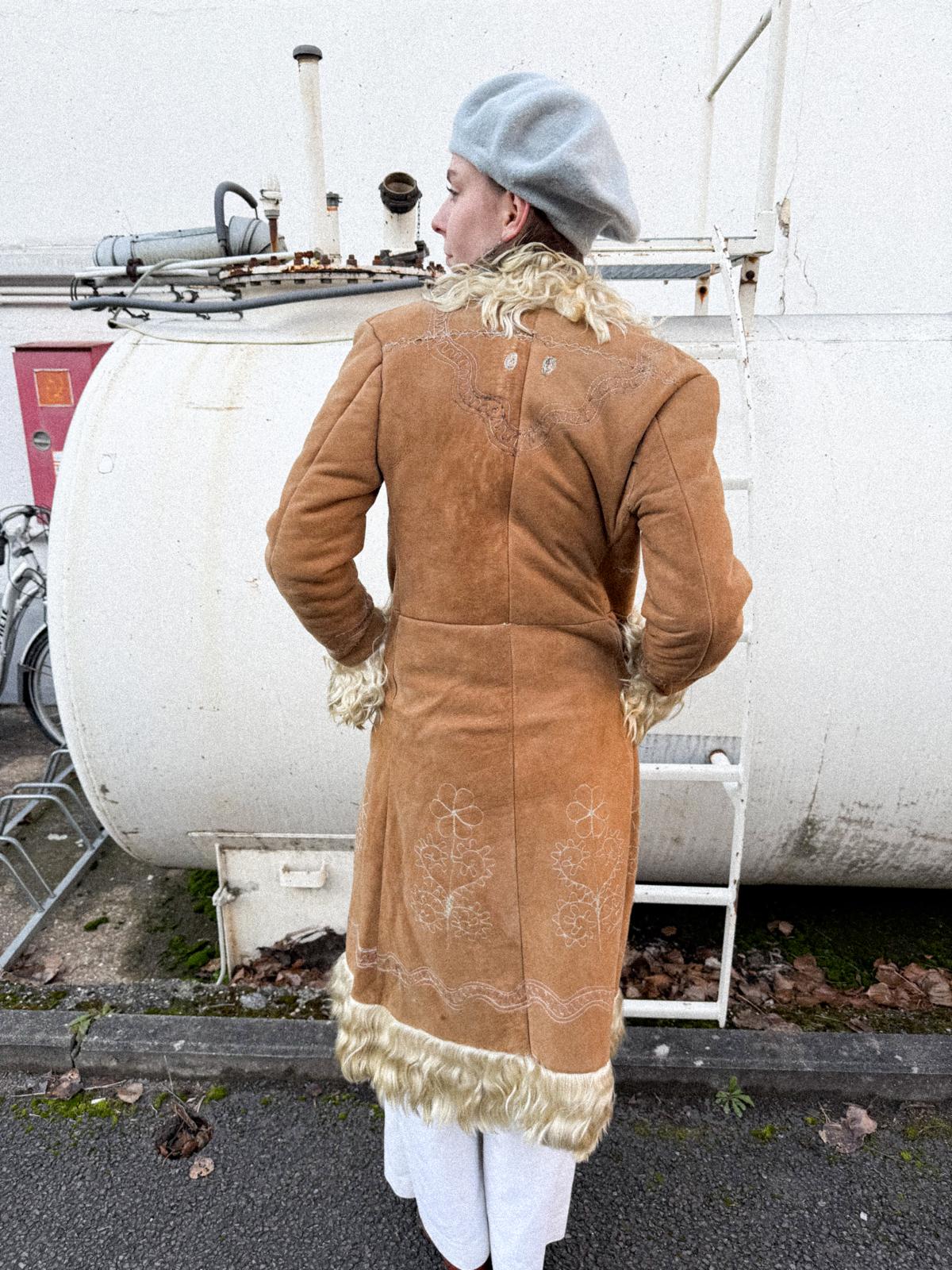 1970s Sheepskin Afghan Coat