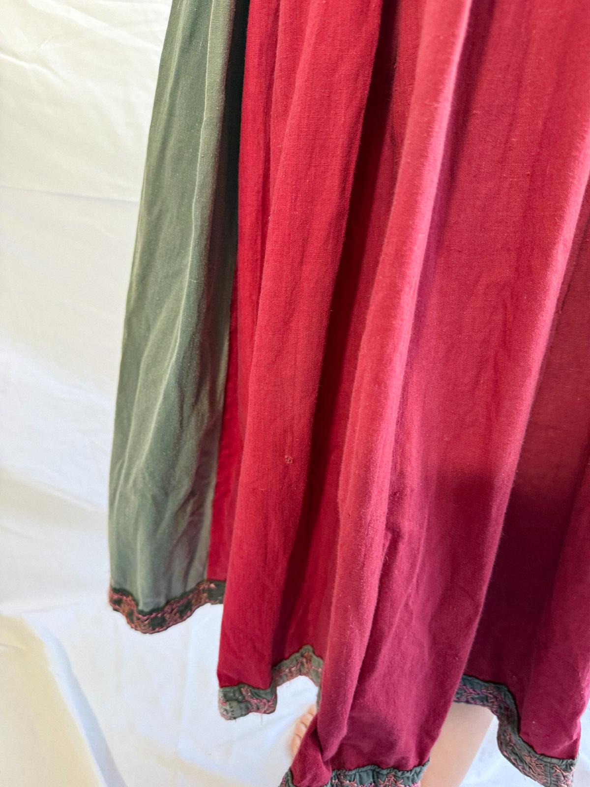 Baumwollkleid aus den 1960ern mit Spiegeldetails