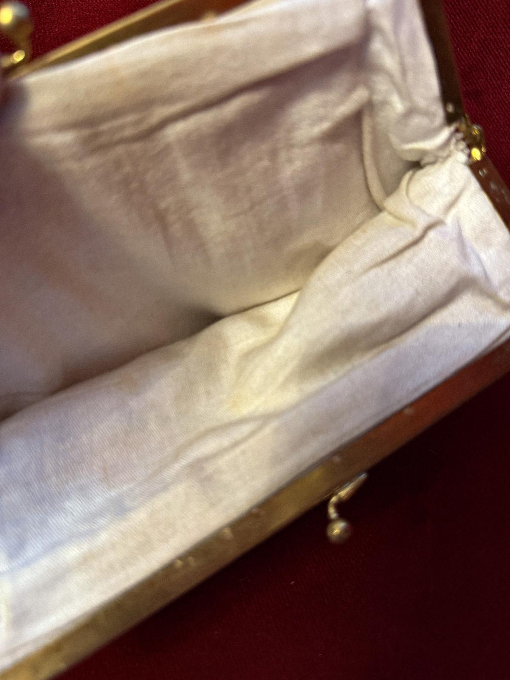 Antike edwardianische Abendtasche mit Perlenstickerei