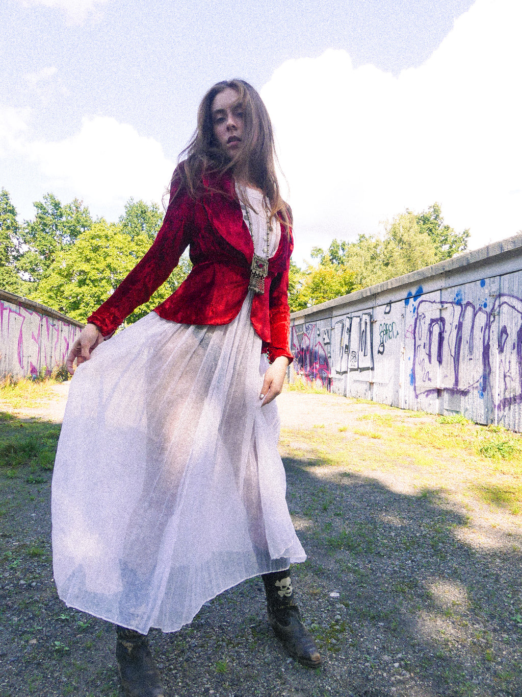 1930s Sheer Cotton Lawn Dress