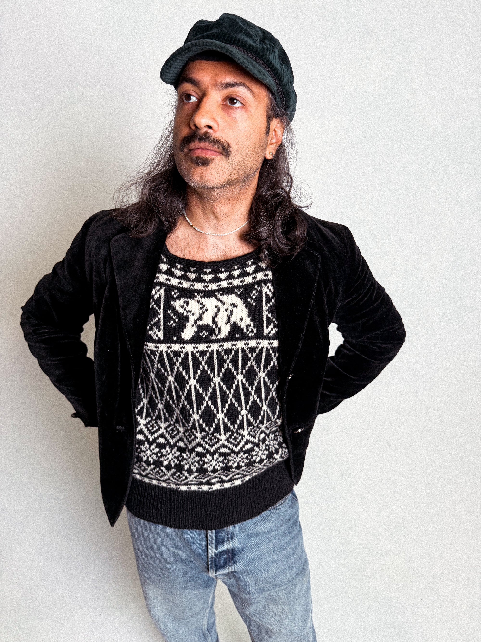 1980s Dale of Norway 100% Wool Sweater with Polar Bear