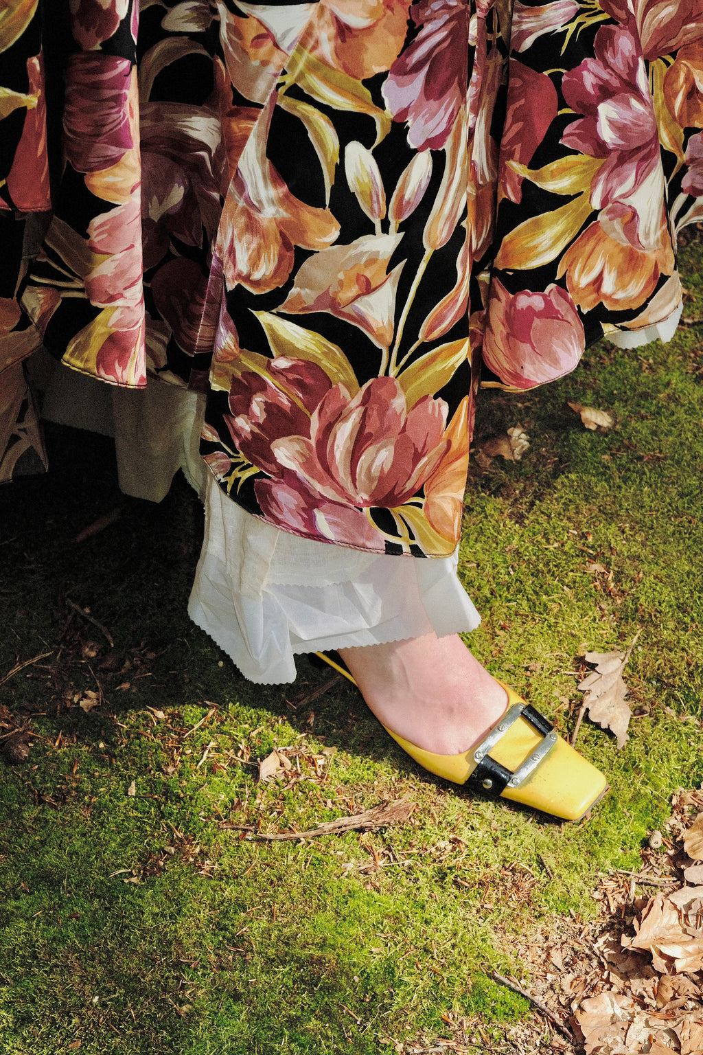 1930s Satin Tulip Gown