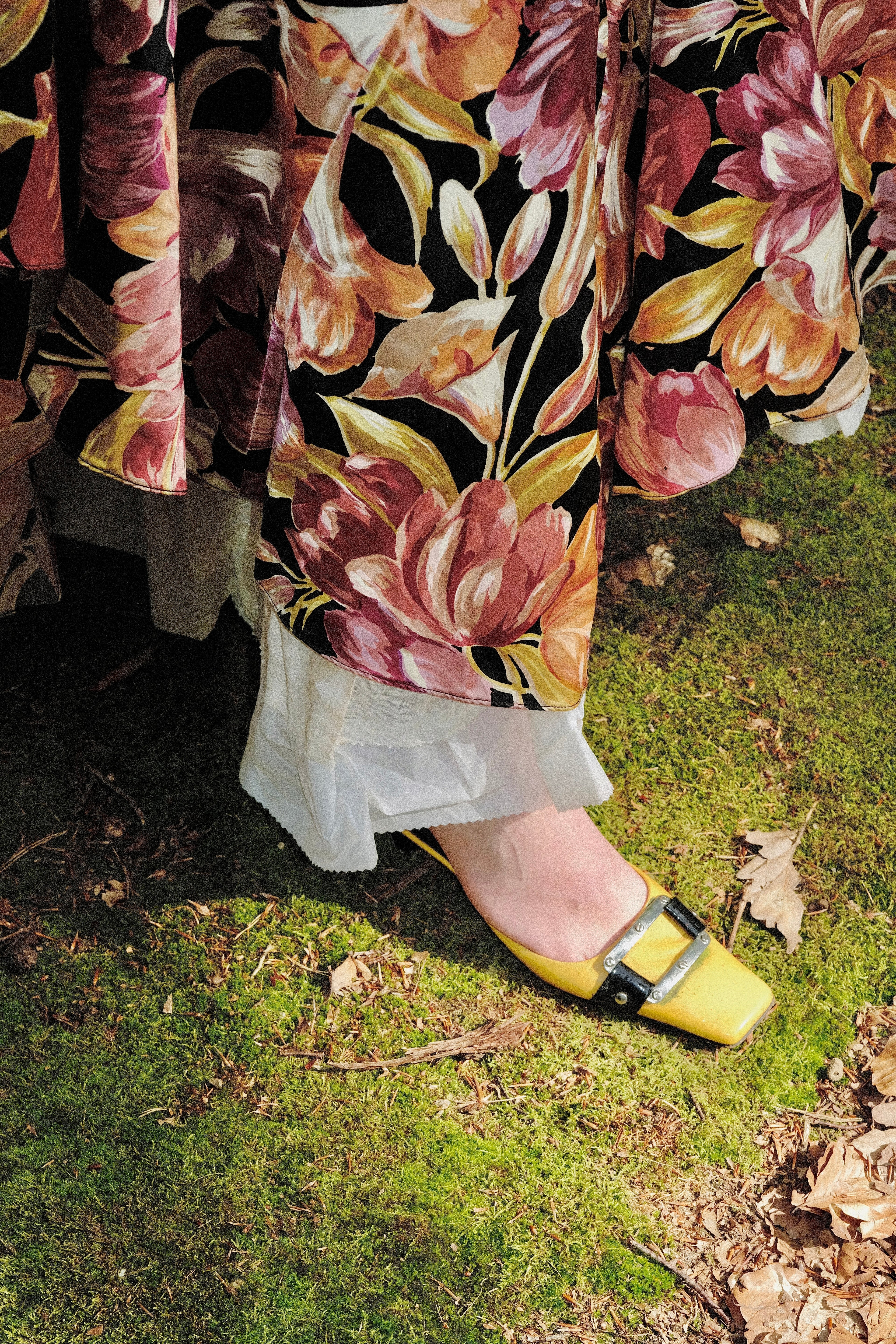 1930s Satin Tulip Gown
