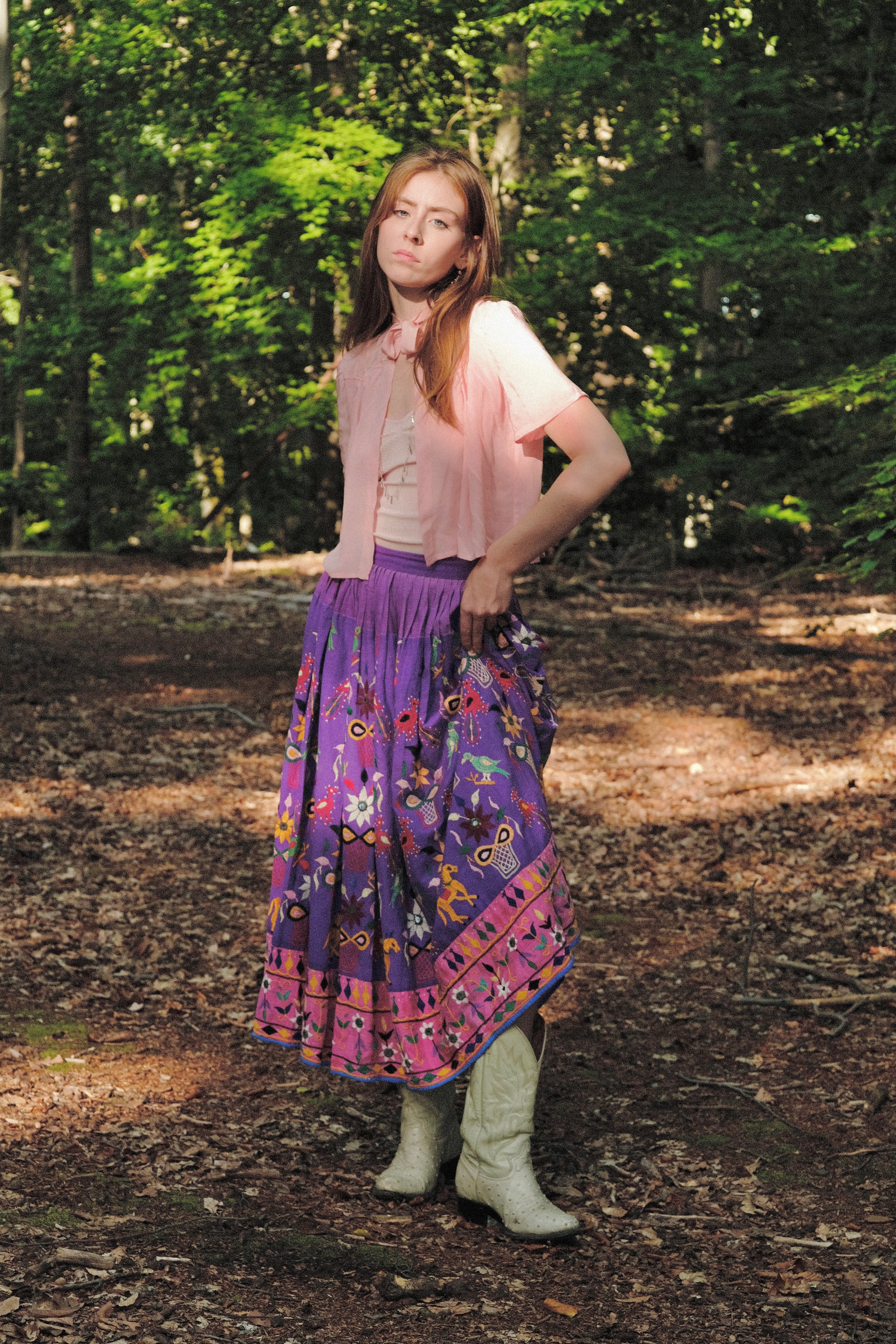 1970s Embroidered Indian Skirt