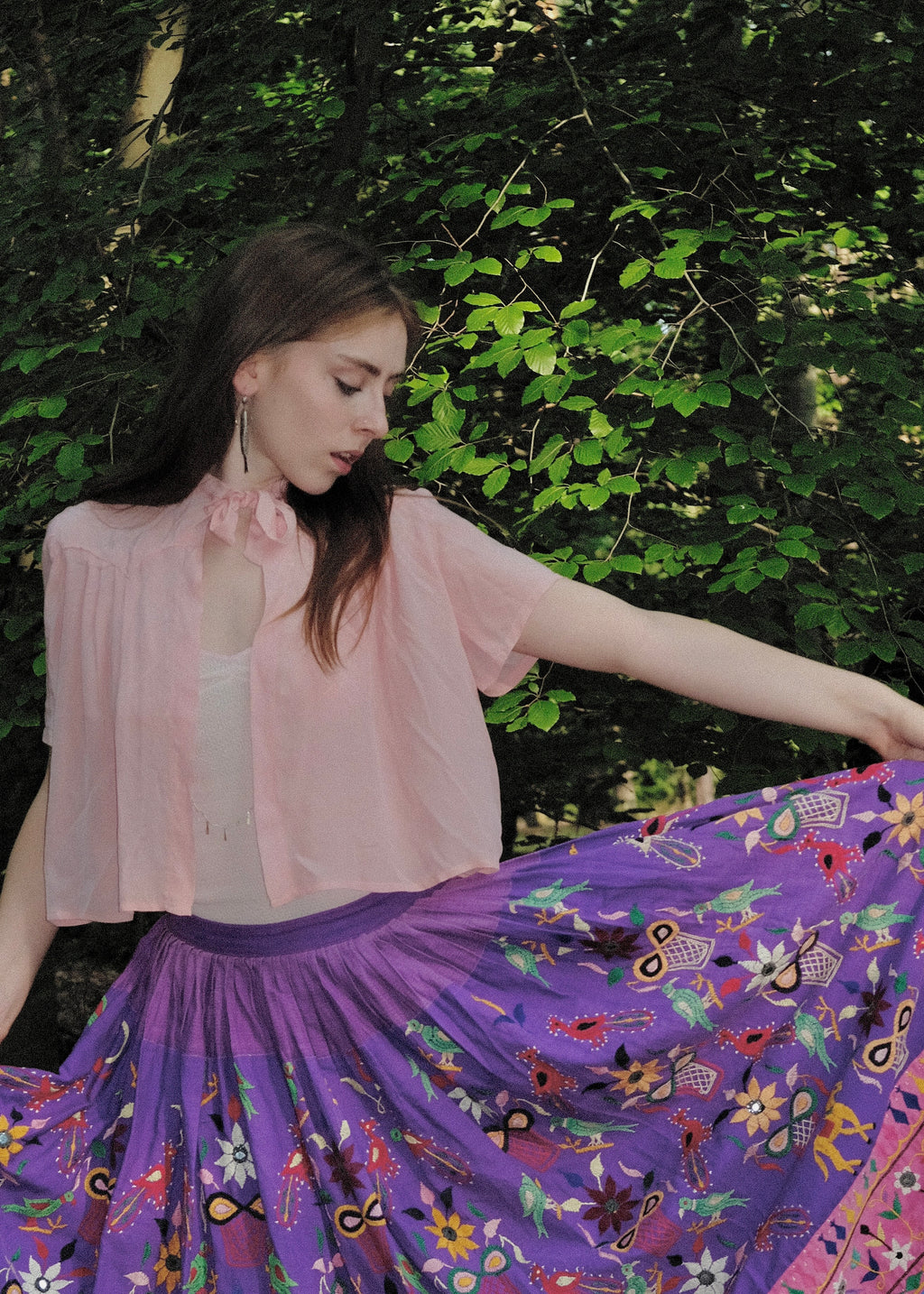 1930s Silk Bedjacket