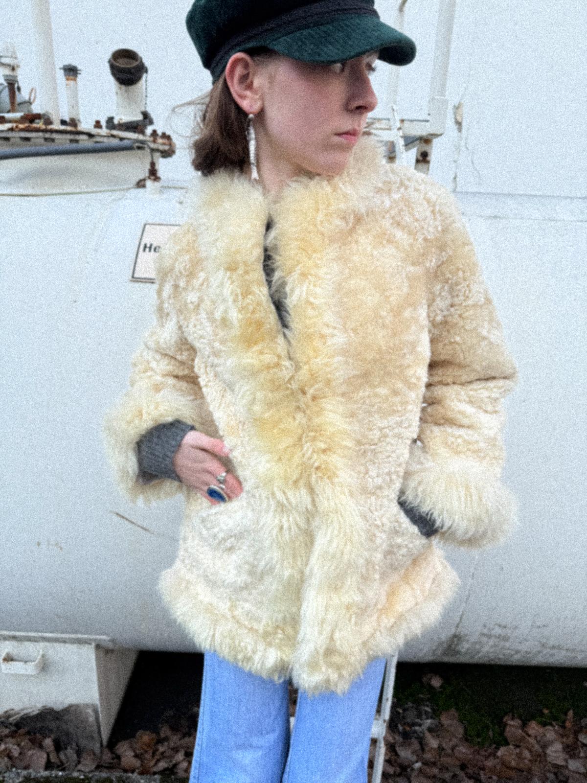1960s/70s New Zealand Sheepskin Penny Lane Coat