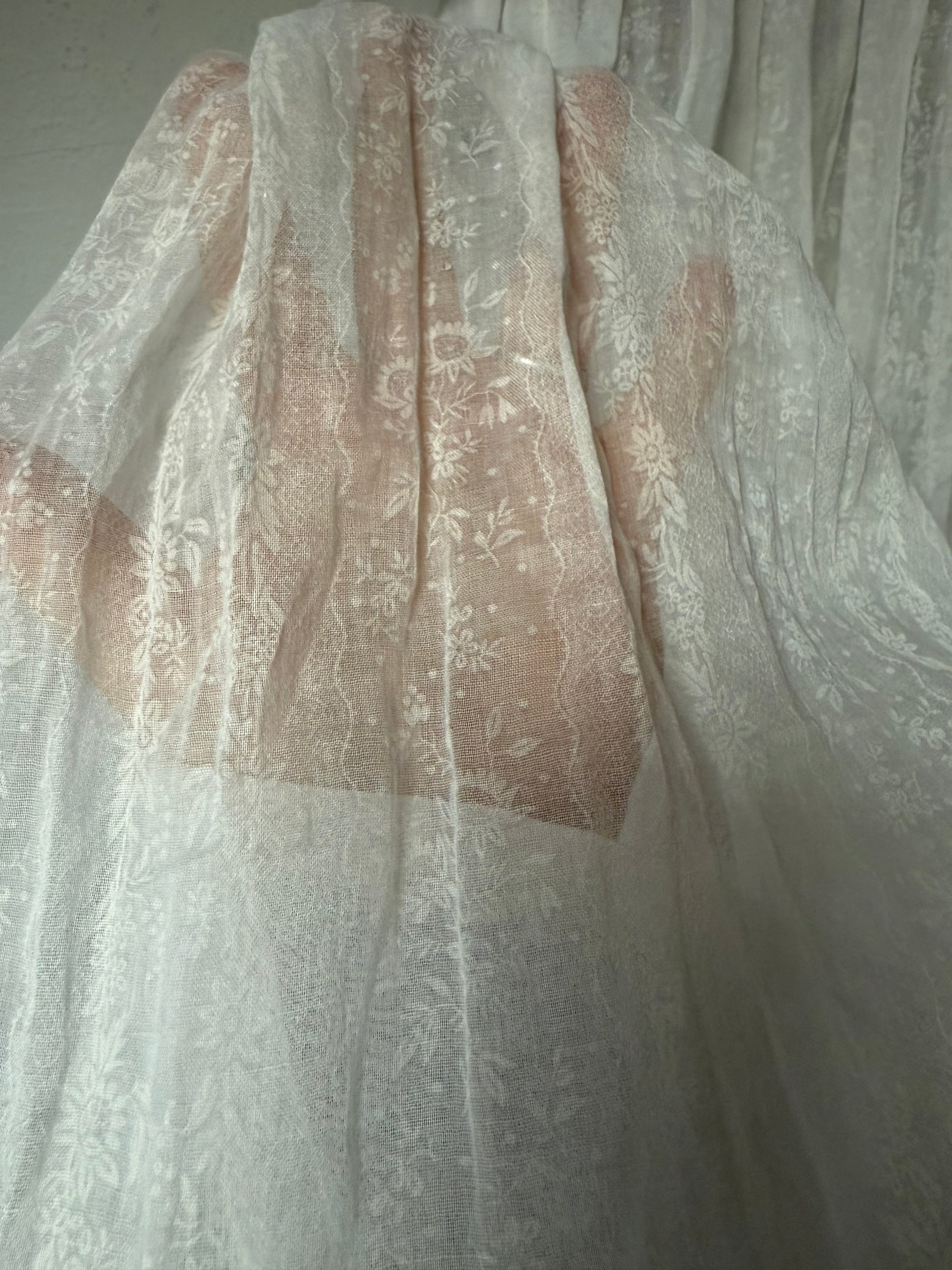 1930s Sheer Cotton Lawn Dress