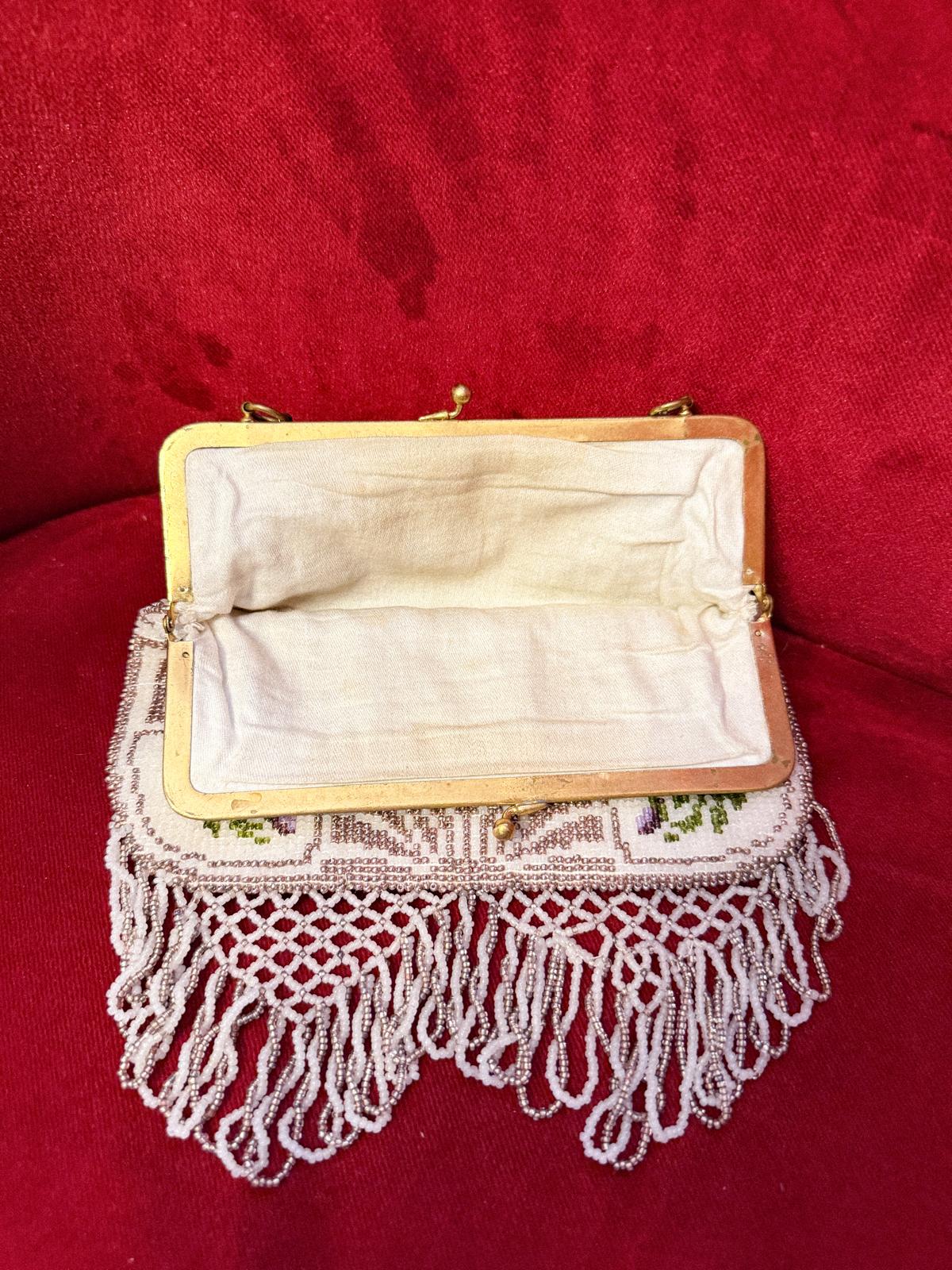 Antique Edwardian Beaded Evening Bag