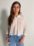 Late Edwardian Cotton Gauze Blouse