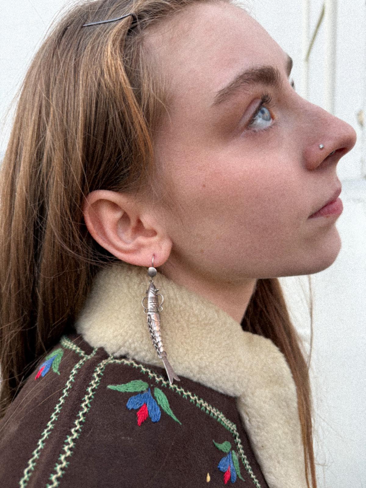 1970s Polish Embroidered Sheepskin Lammy Coat