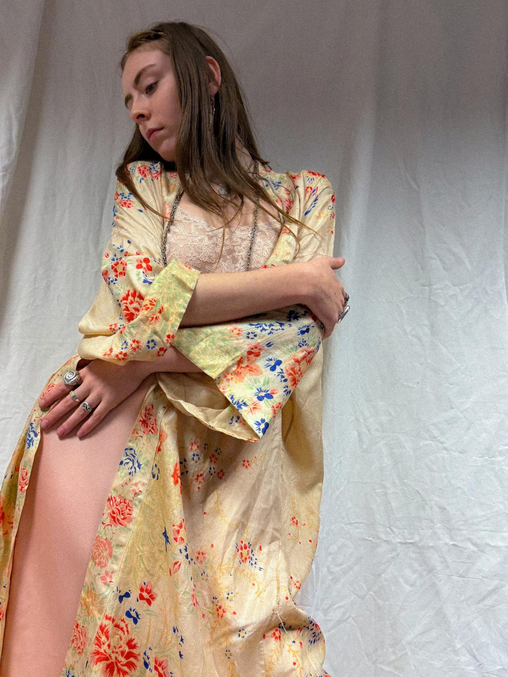 1920s Ponge Silk Kimono