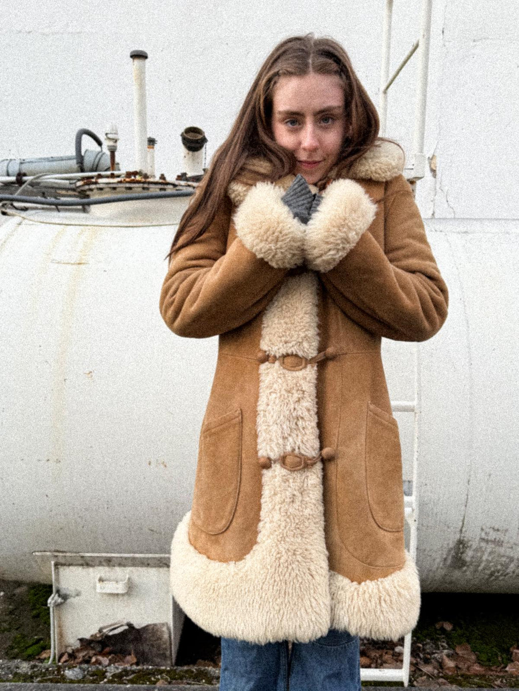 1970s Suede & Shearling Princess Coat – Penny Lane Style