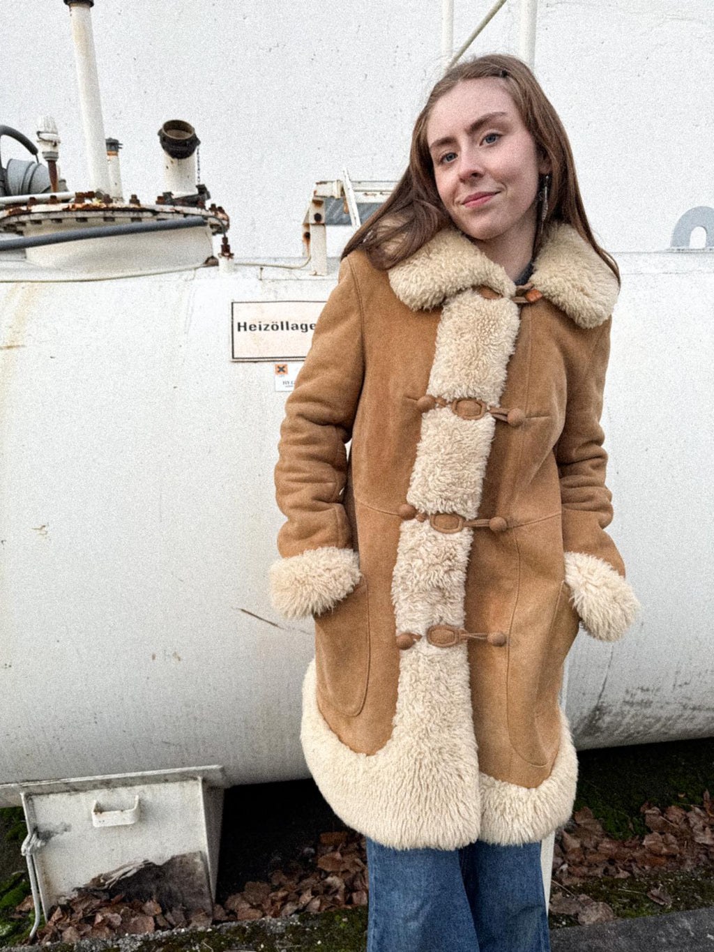 1970s Suede & Shearling Princess Coat – Penny Lane Style