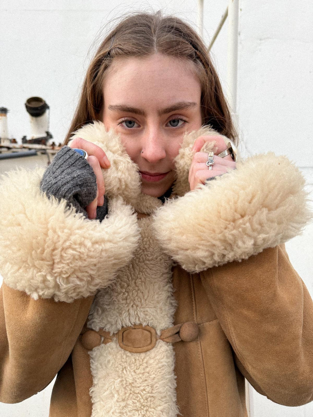 1970s Suede & Shearling Princess Coat – Penny Lane Style