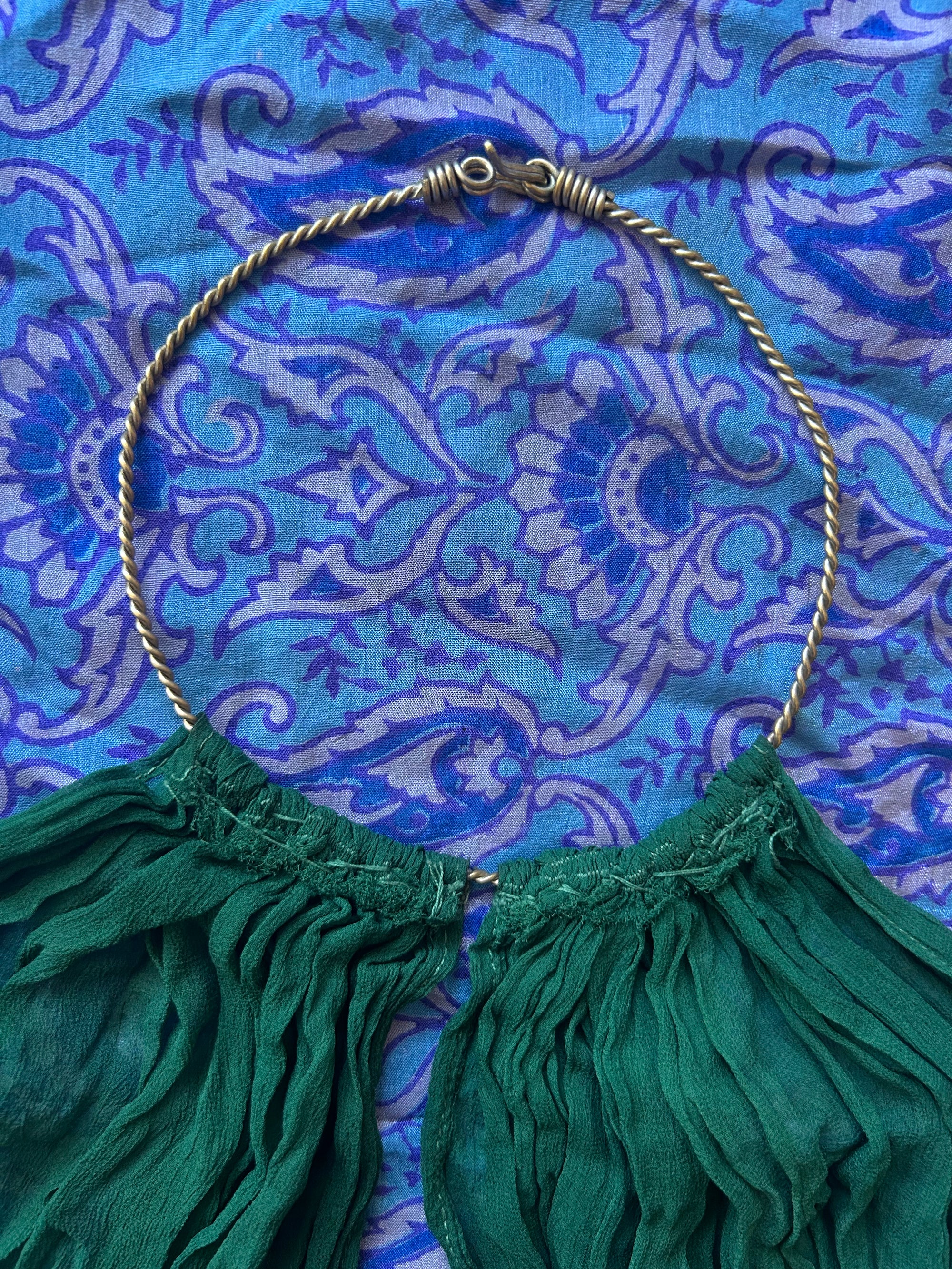 Bespoke 70s does 30s Sheer Studded Gown