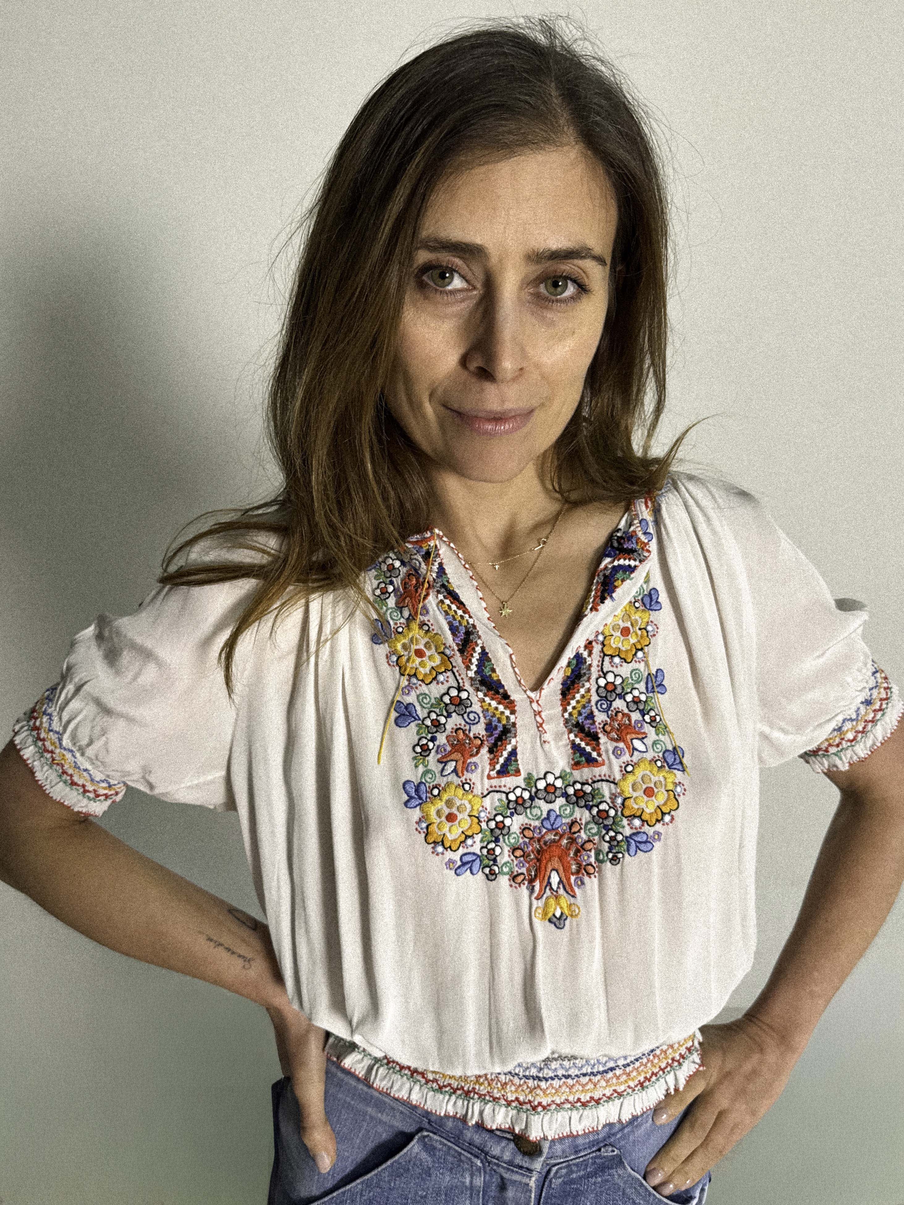 1930s Embroidered Hungarian Blouse