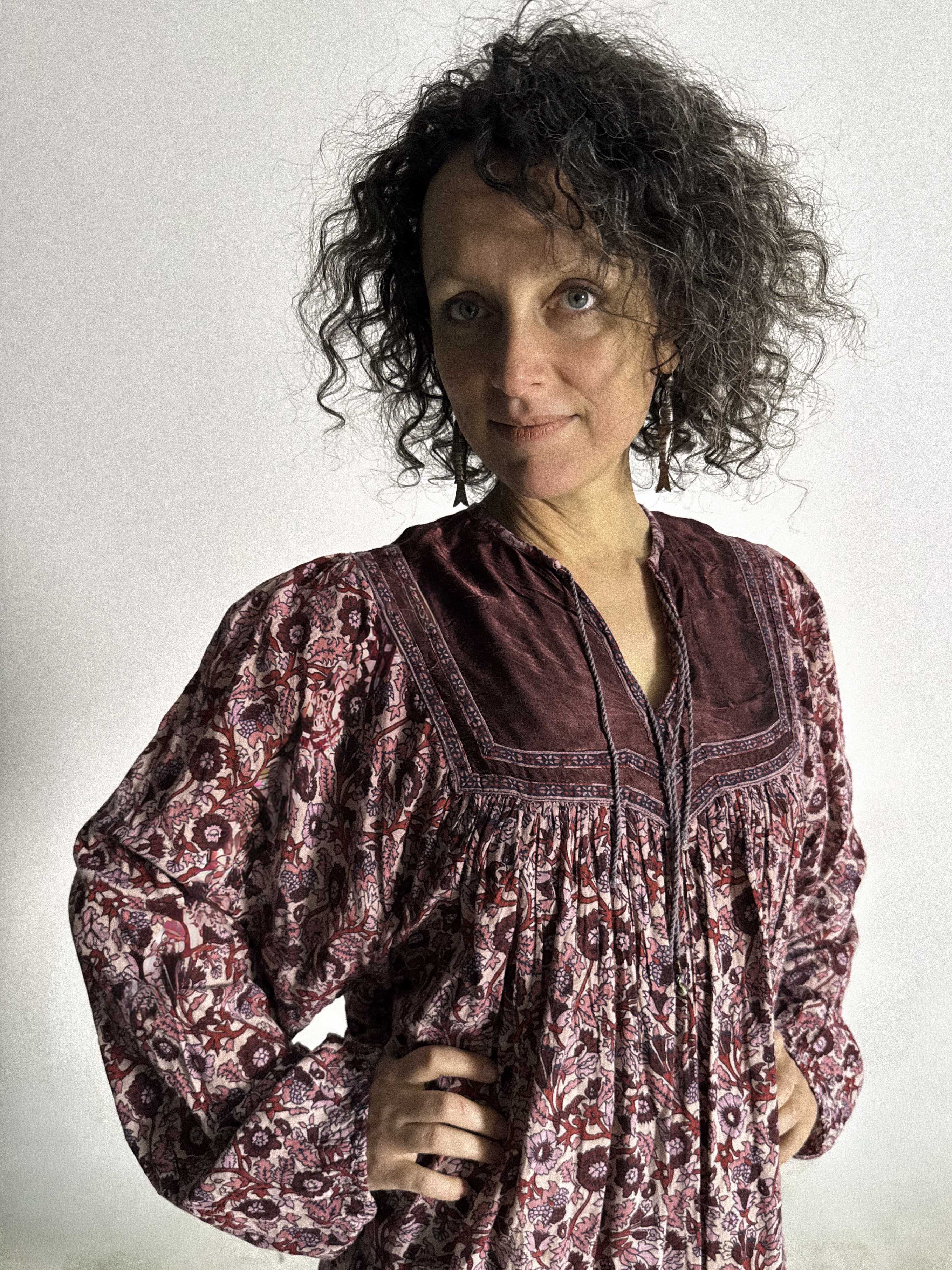 1970s Cotton Gauze Dress