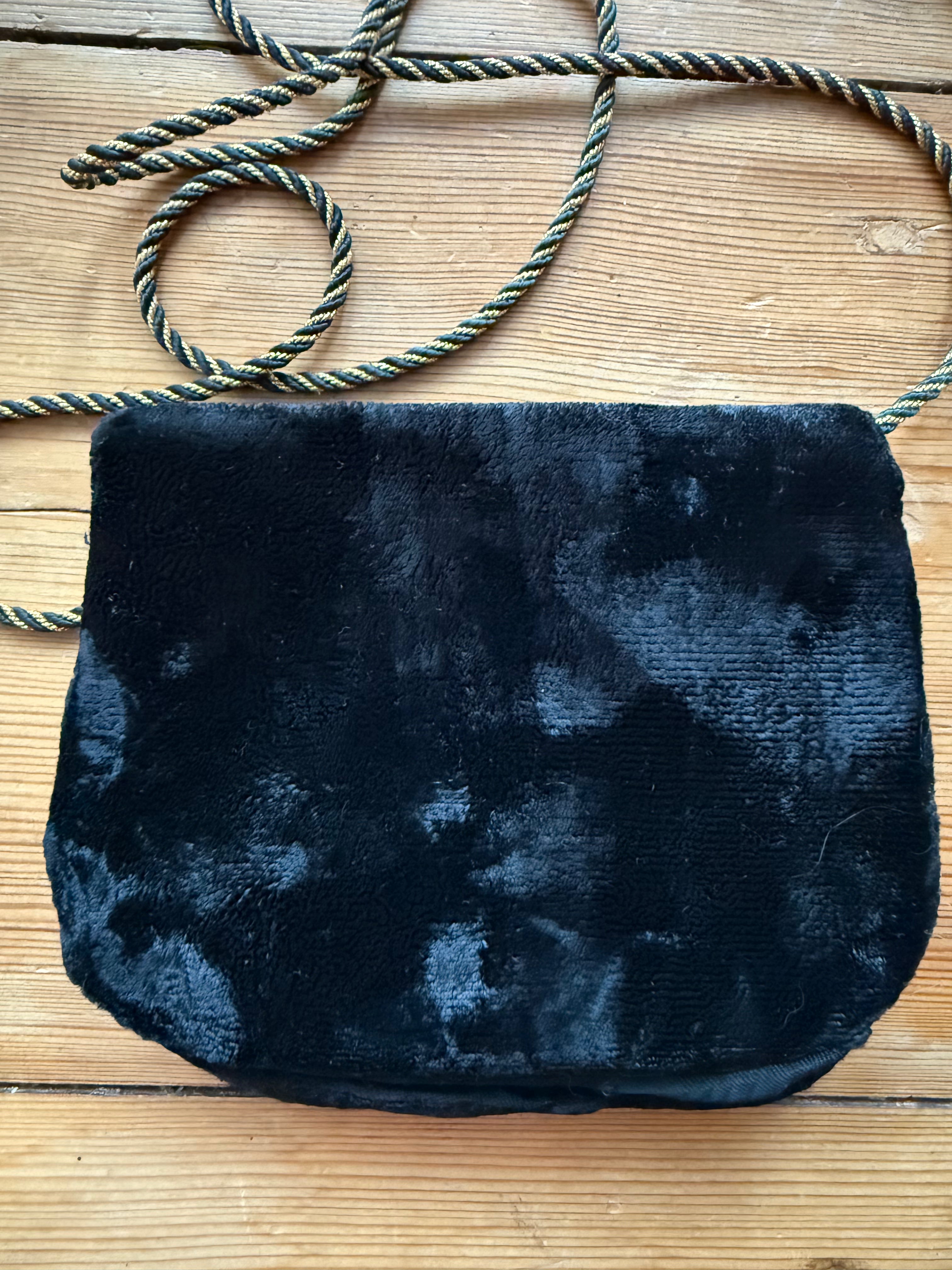 Late 20th Century Indian Zardozi-Style Embroidered Evening Bag