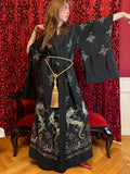 Antique 1920s Embroidered Silk Duster/ Kimono – Egyptian Revival