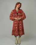 1970s Anokhi Block Print Caftan