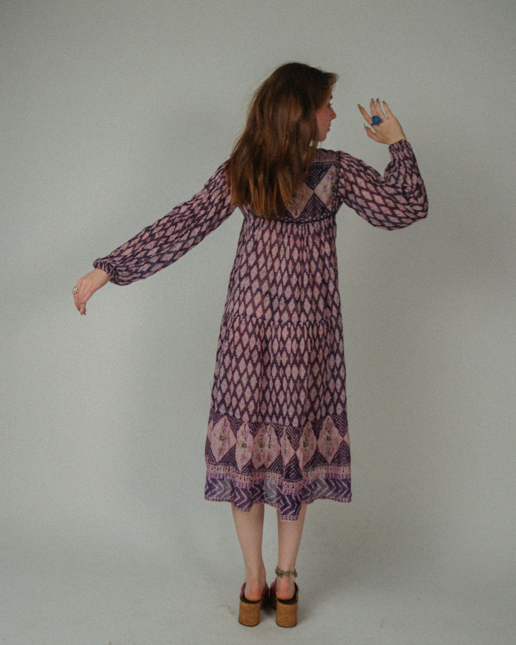 1970s Phool Cotton Gauze Dress